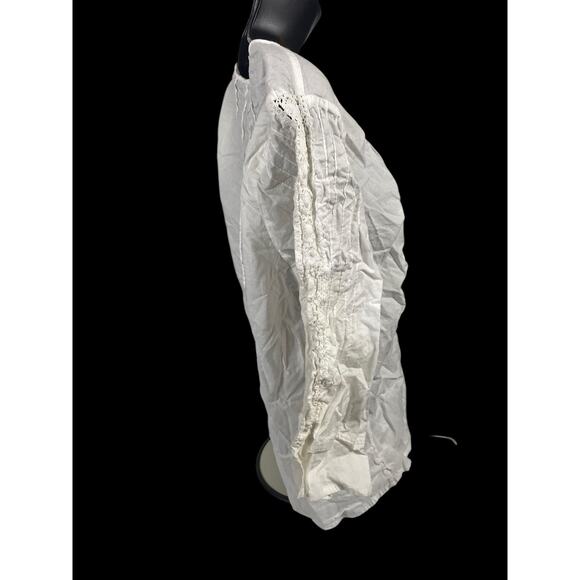 Venezia Lane Bryant Corset Top Blouse Lace Up 18W Renaissance Milkmaid Coquette - Picture 6 of 8